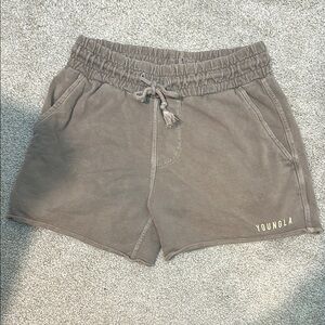 YoungLA Tan Athletic Shorts